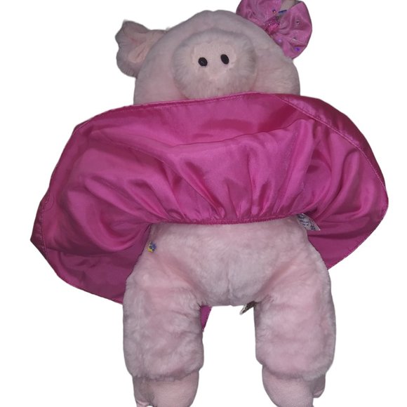 Build A Bear Pig Pretty In Pink Stuffed Animal Plush 17 Inch Talking Toy - Picture 5 of 10
